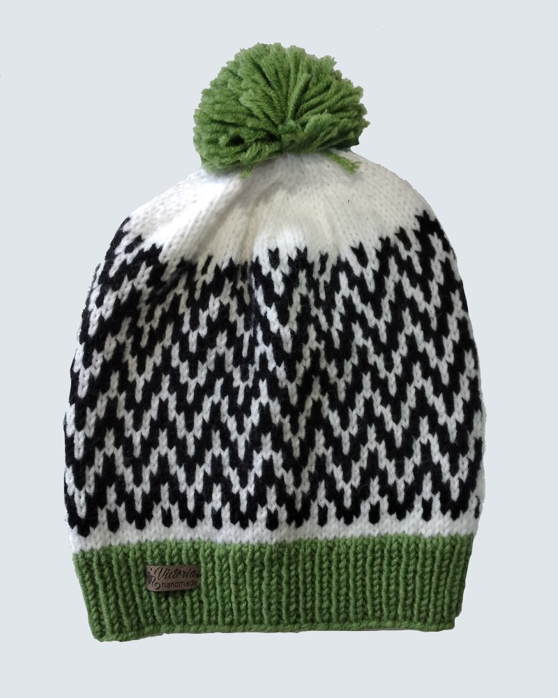 MEN'S KNITTED HAT - GREEN