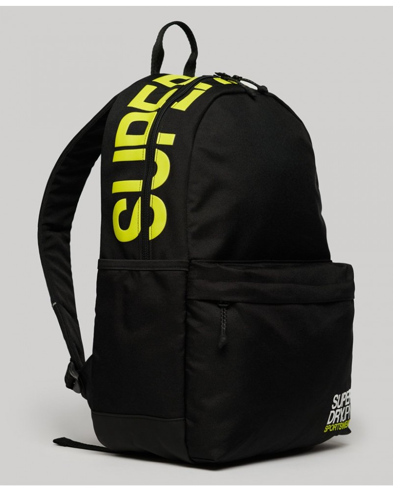 SUPERDRY VINTAGE TERRAIN MONTANA BACKPACK - BLACK