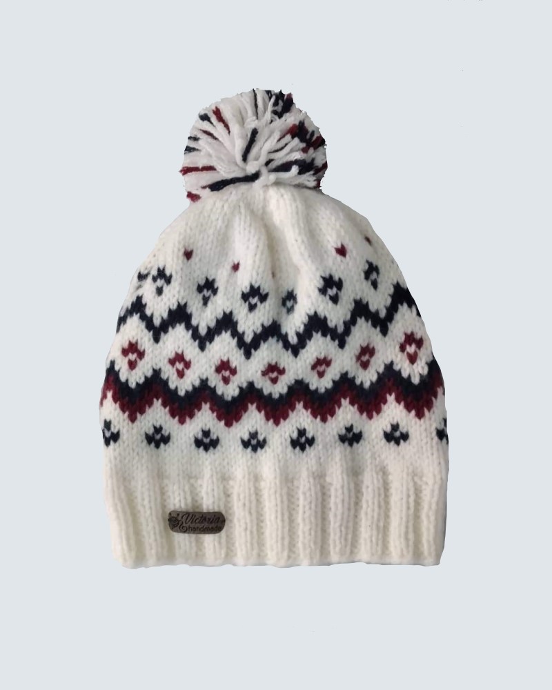 MEN'S KNITTED HAT OFF WHITE