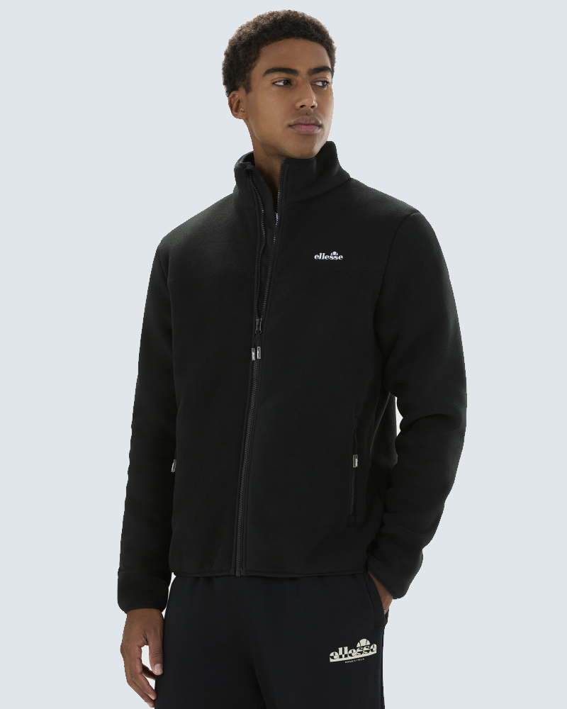 ELLESSE ZERANO FLEECE JACKET - BLACK