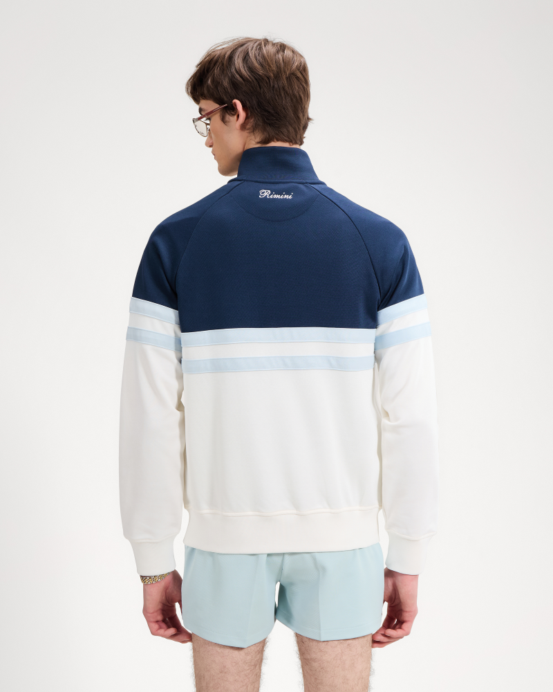 ELLESSE RIMINI MEN'S JACKET - NAVY/WHITE