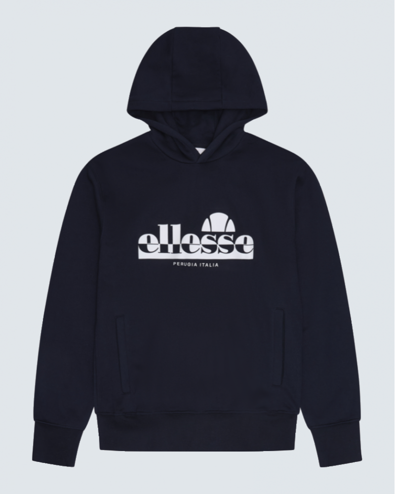 ELLESSE PLERICA OVERHEAD HOODIE - BLACK