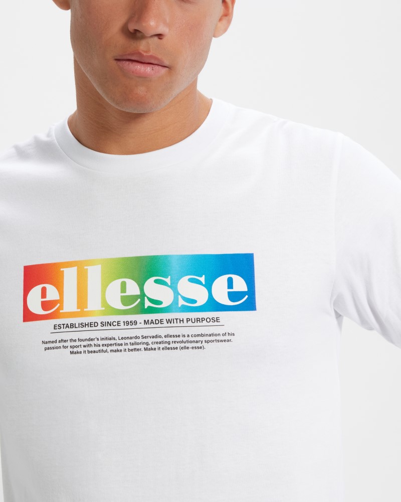 ELLESSE ALLEGRIO T-SHIRT- WHITE
