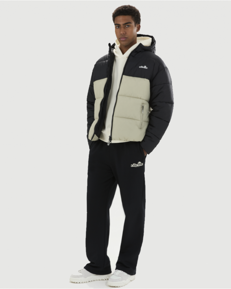 ELLESSE ASCARI RETRO JACKET - BLACK/SAND