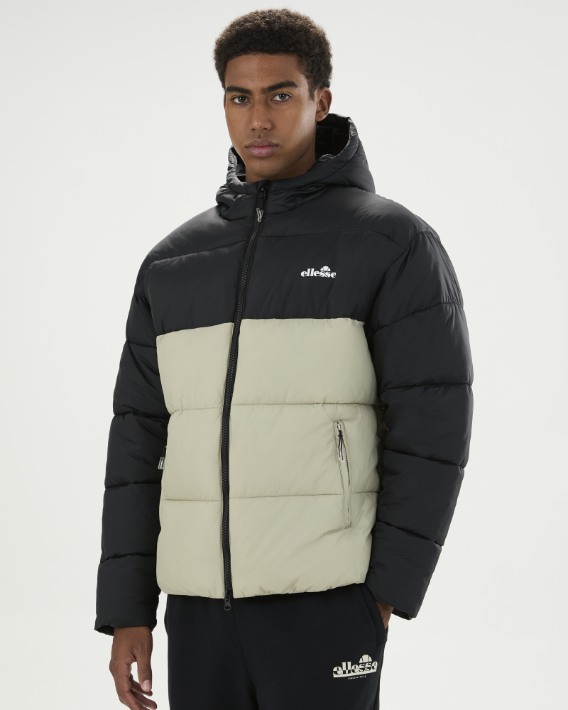 ELLESSE ASCARI RETRO JACKET - BLACK/SAND