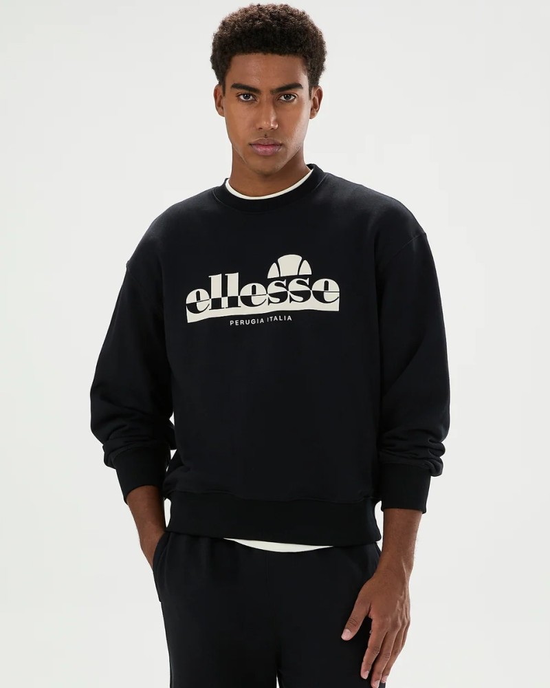 ELLESSE PLERICA SWEATSHIRT - BLACK