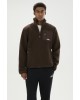 ELLESSE ZERANO FLEECE JACKET - BROWN
