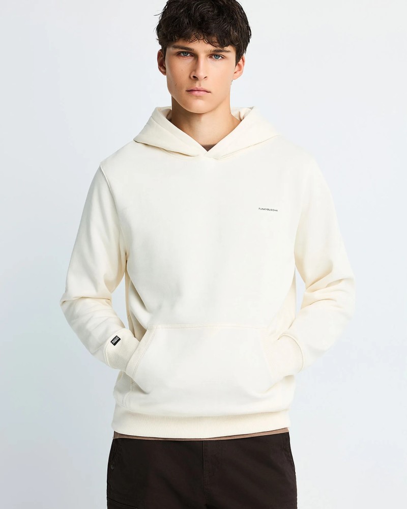 FUNKYBUDDHA ESSENTIAL ΑΝΔΡΙΚΟ HOODIE - CΗALK