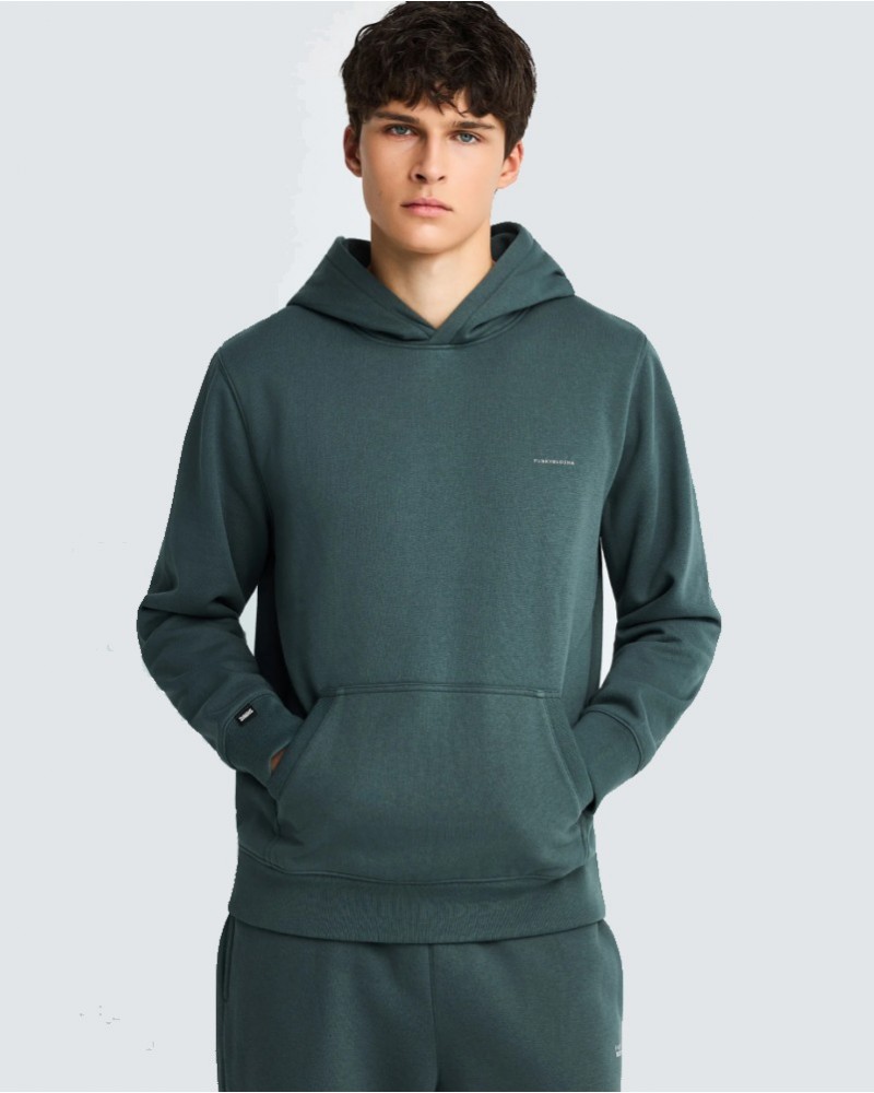 FUNKYBUDDHA ESSENTIAL ΑΝΔΡΙΚΟ HOODIE - GREEN STORM