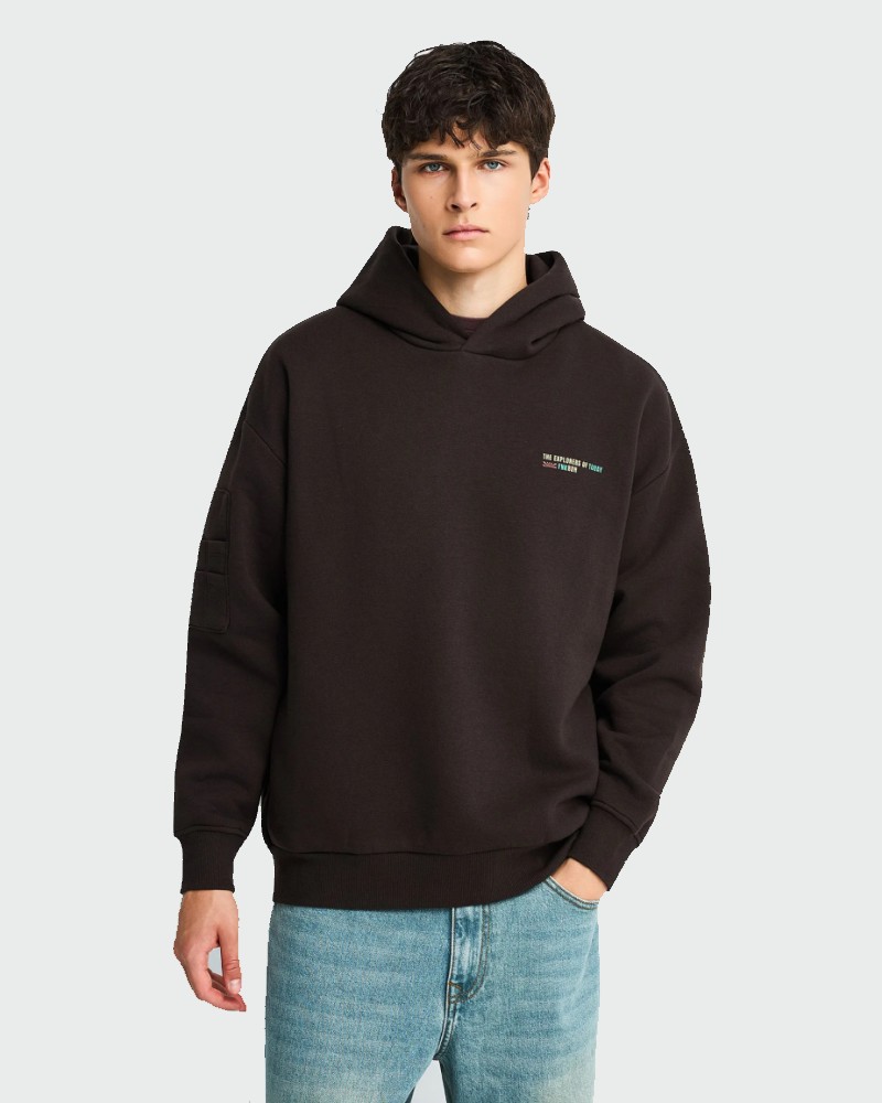 FUNKYBUDDHA OVERHEAD ΜΕ GRAPHIC PRINT ΣΤΗΝ ΠΛΑΤΗ - PAPYRUS
