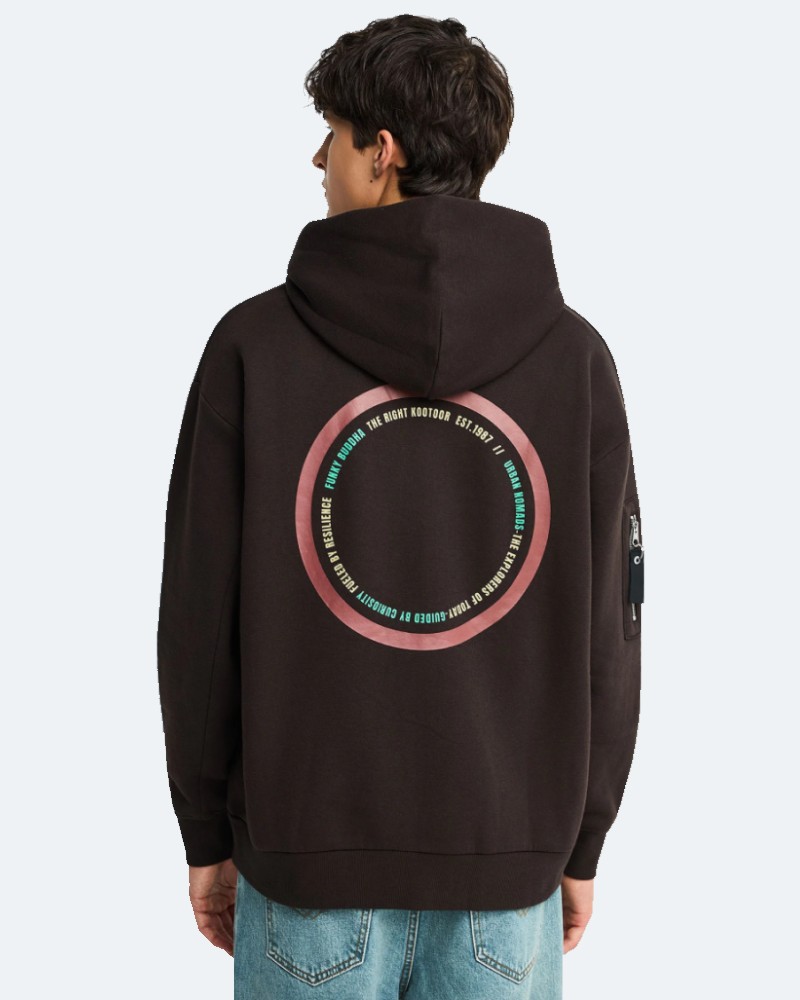 FUNKYBUDDHA OVERHEAD ΜΕ GRAPHIC PRINT ΣΤΗΝ ΠΛΑΤΗ - PAPYRUS