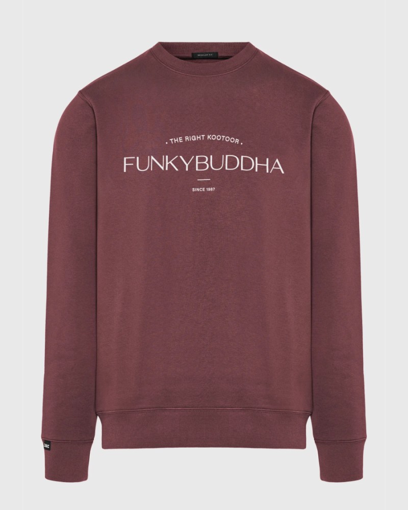 FUNKYBUDDHA LOGO ΦΟΥΤΕΡ ΜΕ ΛΑΙΜΟΚΟΨΗ - SHADOW MAUVE