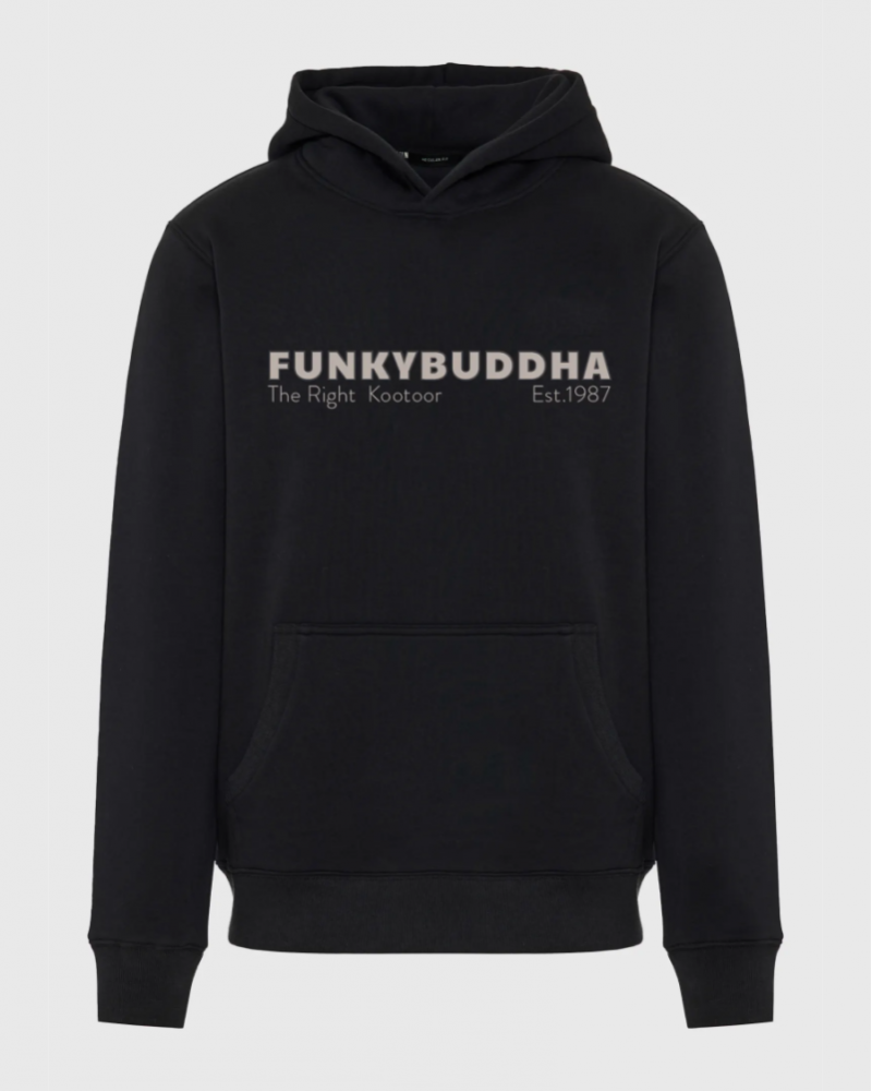 FUNKYBUDDHA ΦΟΥΤΕΡ ΜΕ 3D ΛΟΓΟΤΥΠΟ - BLACK
