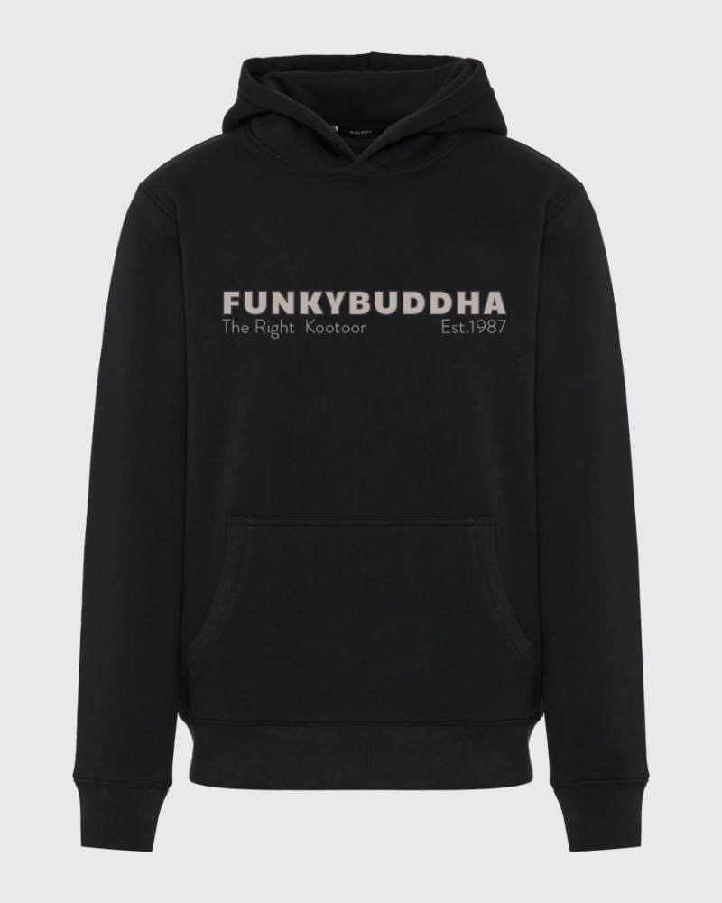 FUNKYBUDDHA ΦΟΥΤΕΡ ΜΕ 3D ΛΟΓΟΤΥΠΟ - BLACK