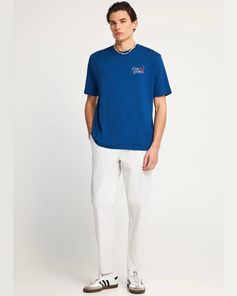FUNKYBUDDHA ΑΝΔΡΙΚΟ COMFORT CHINO PANTS - MIST