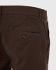 FUNKYBUDDHA COMFORT CHINO PANTS - COFFE BROWN