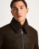 FUNKYBUDDHA ΑΝΔΡΙΚΟ SUEDE JACKET - CHOCOLATE
