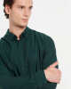 FUNKYBUDDHA BASIC SHIRT - GREEN STORM