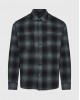 FUNKYBUDDHA ΚΑΡΟ ΠΟΥΚΑΜΙΣΟ FLANNEL - GREY/BLACK
