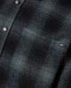 FUNKYBUDDHA ΚΑΡΟ ΠΟΥΚΑΜΙΣΟ FLANNEL - GREY/BLACK