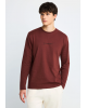FUNKYBUDDHA ESSENTIAL LONGSLEEVE T-SHIRT - HOT CHOCOLATE