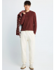 FUNKYBUDDHA ESSENTIAL LONGSLEEVE T-SHIRT - HOT CHOCOLATE