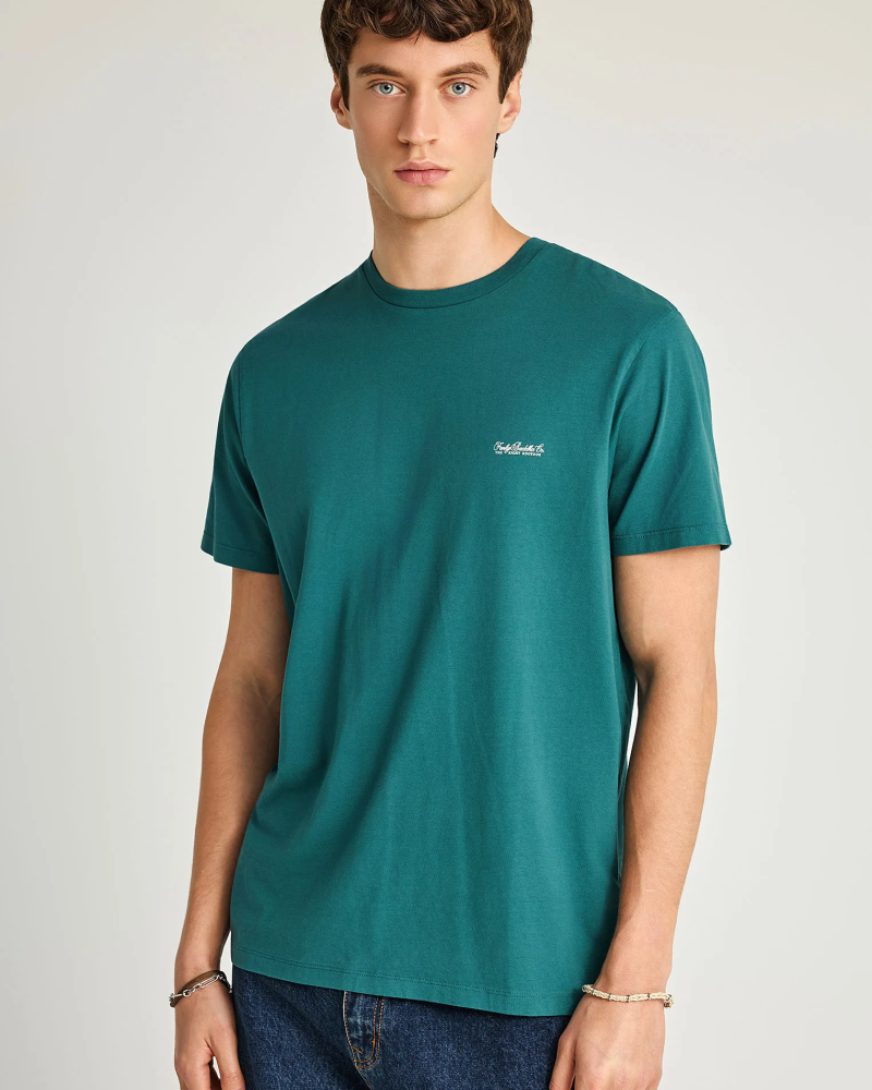 FUNKYBUDDHA BASIC LOGO T-SHIRT - MEDITERRANEA