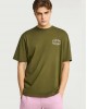 FUNKYBUDDHA T-SHIRT ME LOGO ΣΤΗΝ ΠΛΑΤΗ - KHAKI