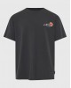 FUNKYBUDDHA T-SHIRT ME ΤΥΠΩΜΑ ΣΤΗΝ ΠΛΑΤΗ - ANTHRACITE