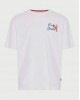 FUNKYBUDDHA T-SHIRT ME ΤΥΠΩΜΑ ΣΤΗΝ ΠΛΑΤΗ - WHITE