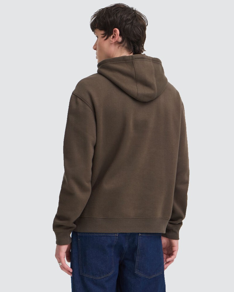 BLEND COPENHAGEN GRAPHIC HOODIE - COFFEE