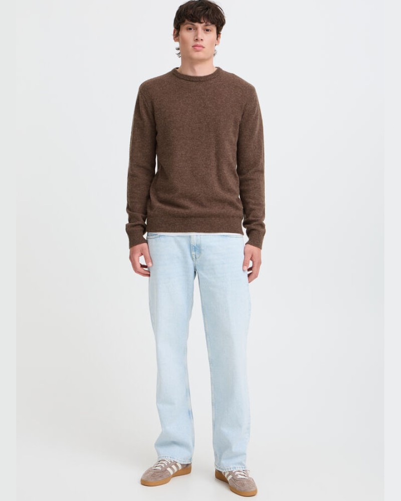 BLEND CASUAL ΠΟΥΛΟΒΕΡ - BROWN MELANGE