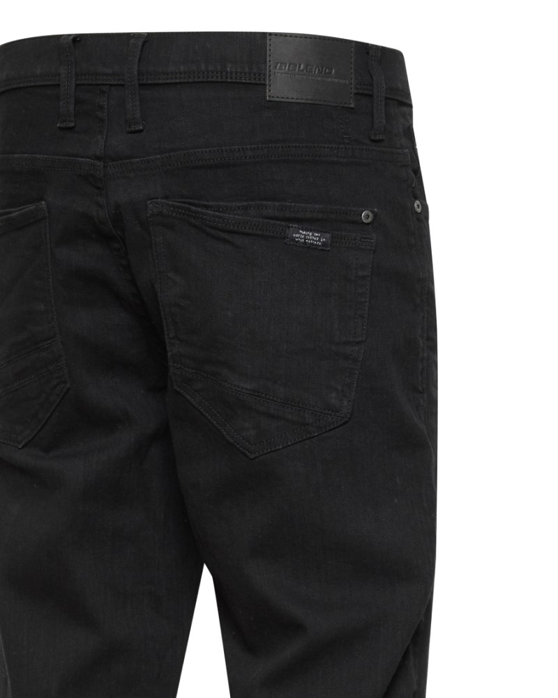 BLEND 5POCKETS LOOSE JEANS - BLACK