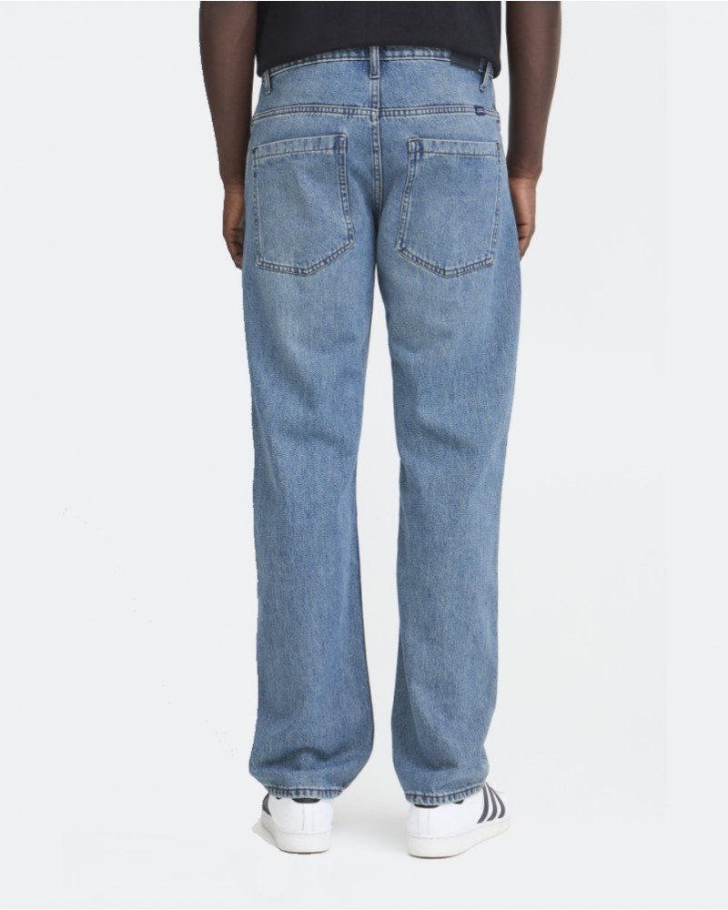 BLEND 5POCKETS LOOSE JEANS - MIDDLE BLUE