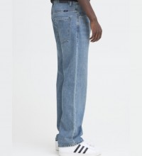 BLEND 5POCKETS LOOSE JEANS - MIDDLE BLUE