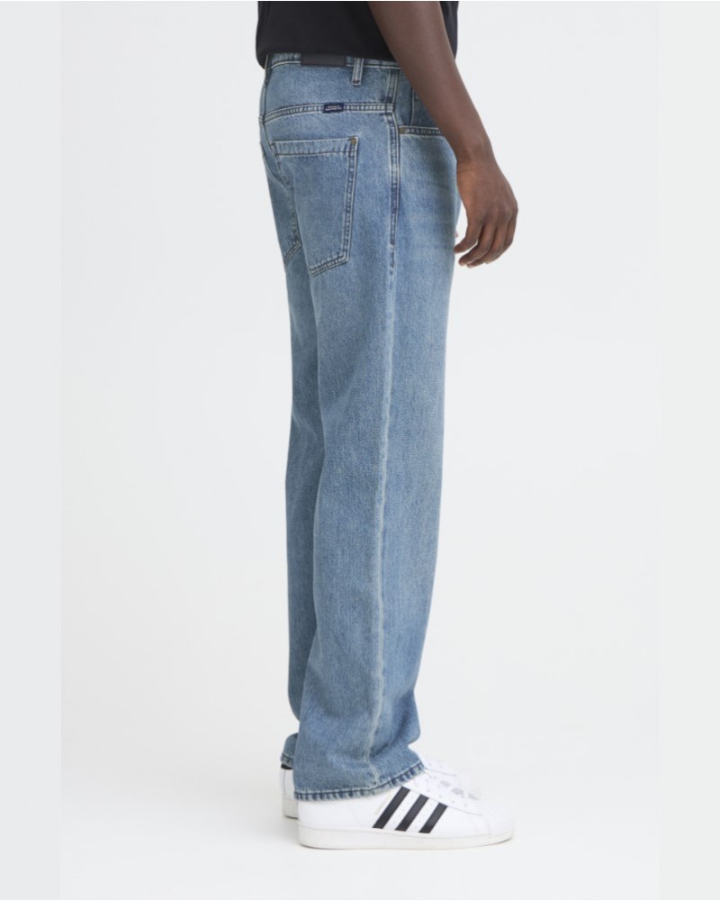 BLEND 5POCKETS LOOSE JEANS - MIDDLE BLUE
