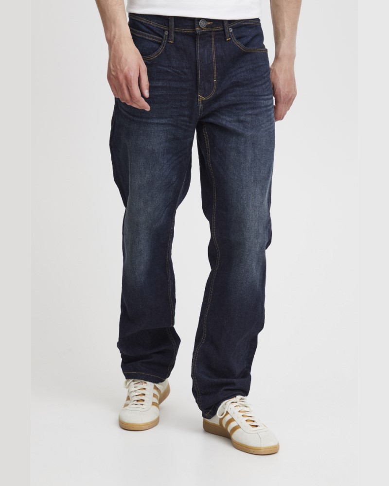 BLEND 5POCKETS LOOSE JEANS - DARK BLUE