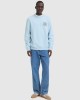 BLEND GRAPHIC CREW SWEAT- LIGHT BLUE