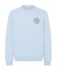 BLEND GRAPHIC CREW SWEAT- LIGHT BLUE