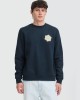 BLEND GRAPHIC CREW SWEAT- NAVY