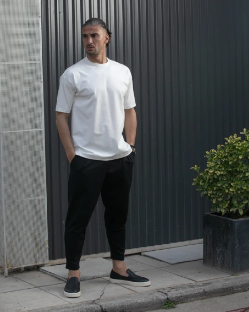 HENRY CLOTHING STREETWEAR PANTS - BLACK