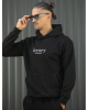 HENRY CLOTHING LOGO HOODIE - BLACK