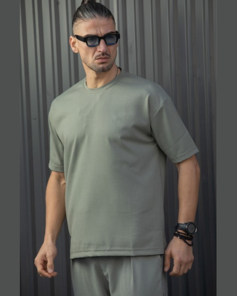 HENRY CLOTHING RELAXED FIT TSHIRT - KHAKI