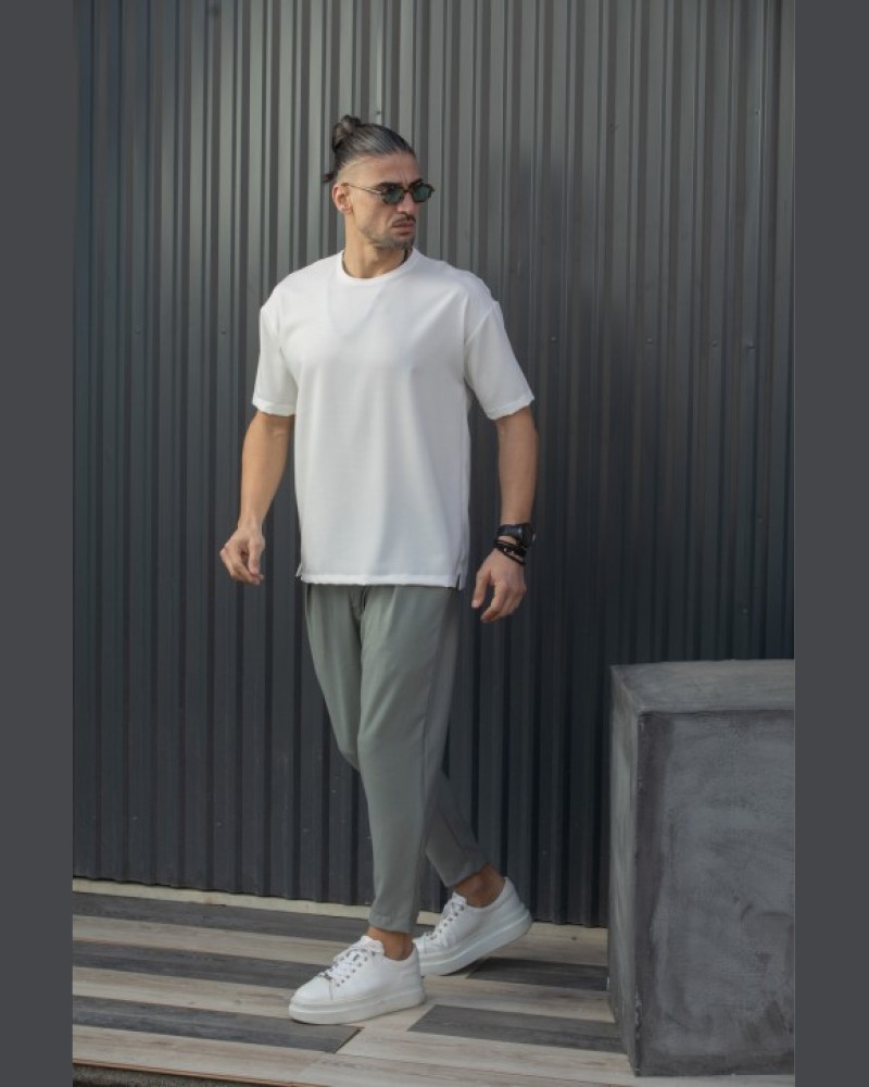 HENRY CLOTHING RELAXED FIT TSHIRT - WHITE