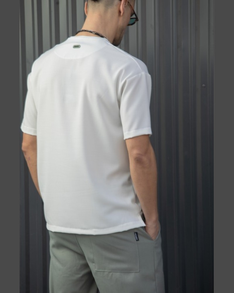 HENRY CLOTHING RELAXED FIT TSHIRT - WHITE