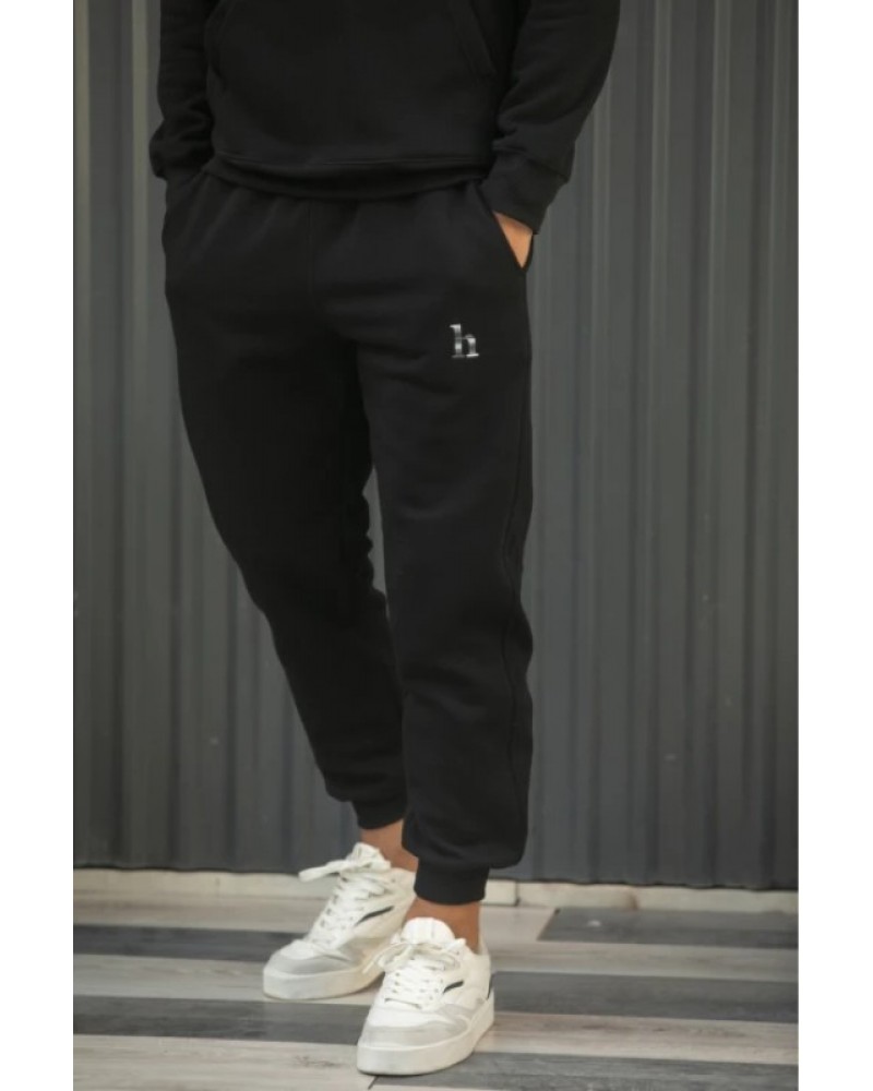 HENRY CLOTHING ΦΟΥΤΕΡ ΦΟΡΜΑ - BLACK