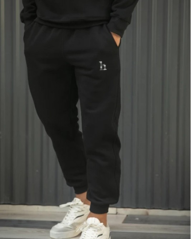 HENRY CLOTHING ΦΟΥΤΕΡ ΦΟΡΜΑ - BLACK