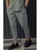 HENRY CLOTHING ΑΝΔΡΙΚΟ ΠΑΝΤΕΛΟΝΙ ΦΟΡΜΑ - OLIVE