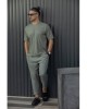HENRY CLOTHING RELAXED FIT TSHIRT - KHAKI
