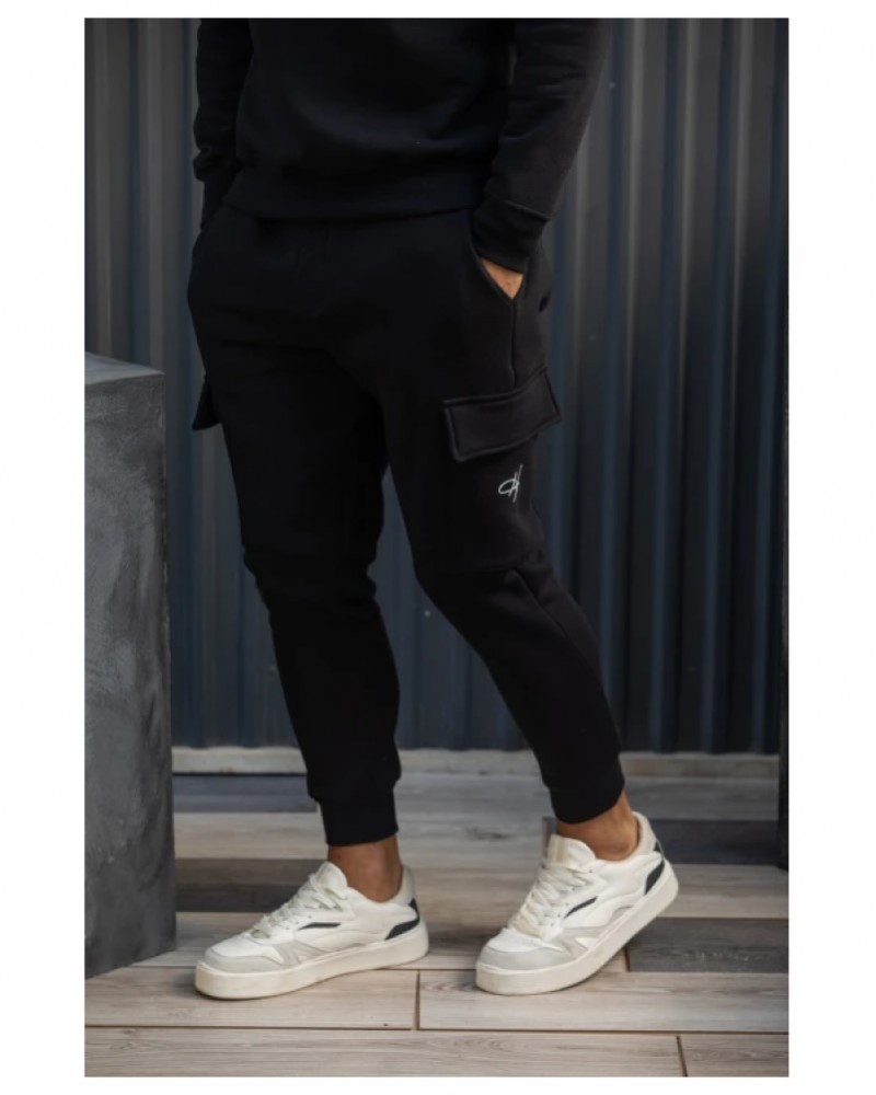 HENRY CLOTHING CARGO ΦΟΥΤΕΡ ΦΟΡΜΑ - BLACK